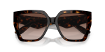 แว่นกันแดด Dolce & Gabbana DG4438F 502/13 Havana Gradient Brown Dolce & Gabbana DG4438F 502/13 close-up ด้านหน้า