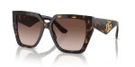 แว่นกันแดด Dolce & Gabbana DG4438F 502/13 Havana Gradient Brown Dolce & Gabbana DG4438F 502/13 แว่นกันแดดสีฮาวานาไล่ระดับน้ำตาล สำหรับผู้หญิง