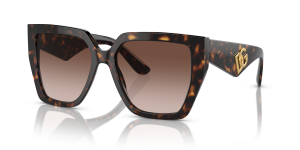 Dolce & Gabbana DG4438F 502/13 แว่นกันแดดสีฮาวานาไล่ระดับน้ำตาล สำหรับผู้หญิง