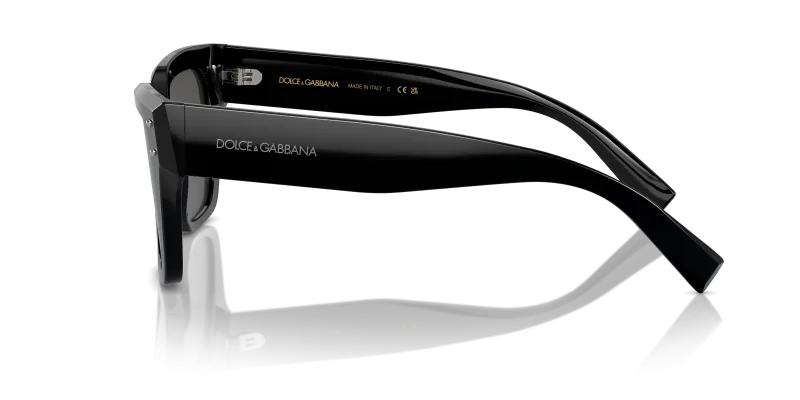 แว่นกันแดด Dolce & Gabbana DG4471F 501/87 มุมข้าง ฟิตติ้งกว้างคานต่ำ