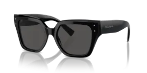Dolce & Gabbana DG4471F 501/87 แว่นกันแดดทรงเหลี่ยมสีดำ ผู้หญิง