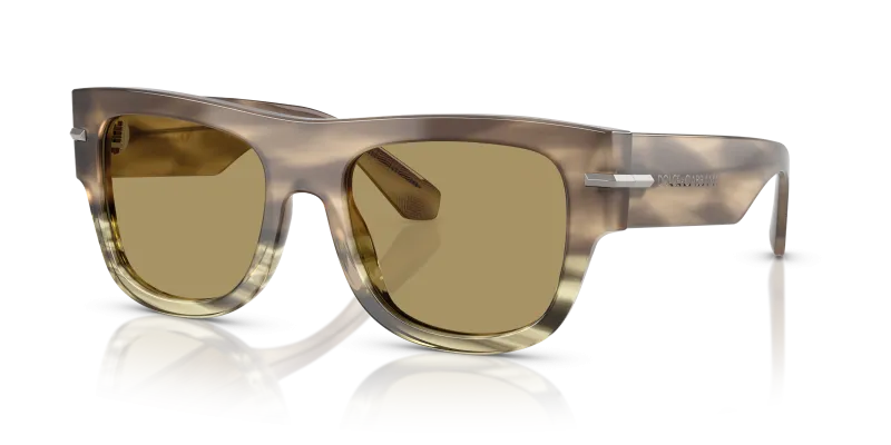 แว่นกันแดด Dolce & Gabbana DG4484F 3439/2 Havana Green Olive Green Dolce & Gabbana DG4484F 3439/2 แว่นกันแดดลาย Havana Green ผู้ชาย
