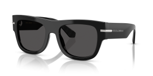 Dolce & Gabbana DG4484F 501/87 แว่นกันแดดทรงเหลี่ยมสีดำ ผู้ชาย