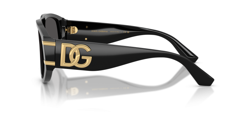 แว่นกันแดด Dolce & Gabbana DG4499 501/87 มุมข้าง ทรงนักบินเลนส์สูง
