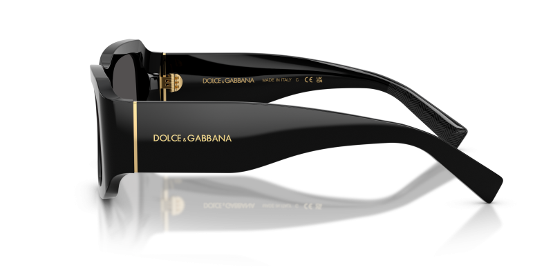 แว่นกันแดด Dolce & Gabbana DG4503 501/87 มุมข้าง ไซซ์ XL หน้ากว้าง