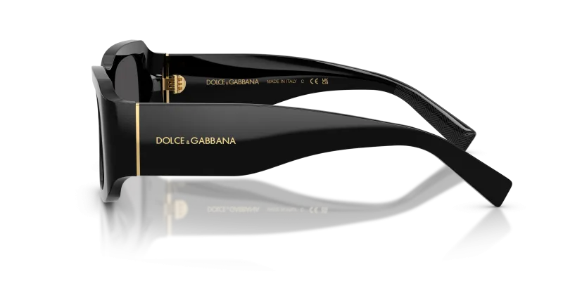 แว่นกันแดด Dolce & Gabbana DG4503 501/87 มุมข้าง ไซซ์ XL หน้ากว้าง