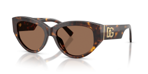 Dolce & Gabbana DG4514 502/73 แว่นกันแดดสีฮาวานาเลนส์น้ำตาลเข้ม ผู้หญิง