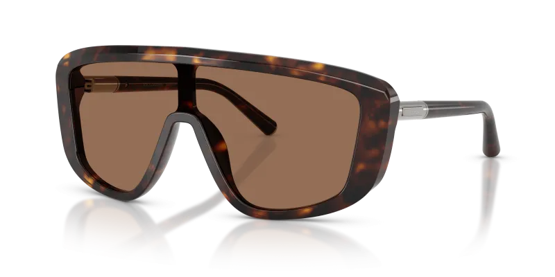 Dolce & Gabbana DG4520 502/73 แว่นกันแดดลายเต่าฮาวานาขาแว่นโลหะ ผู้ชาย