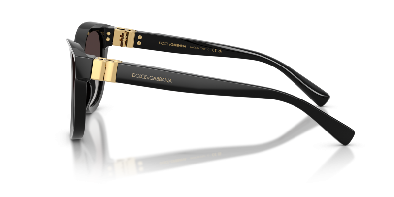 แว่นกันแดด Dolce & Gabbana DG4533 501/8G มุมข้าง ทรงแฟนทอสขอบมน