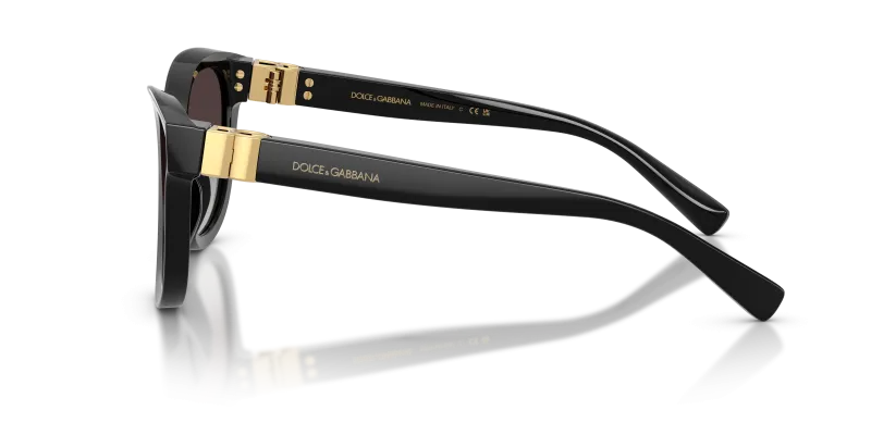 แว่นกันแดด Dolce & Gabbana DG4533 501/8G มุมข้าง ทรงแฟนทอสขอบมน
