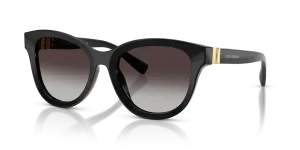 Dolce & Gabbana DG4533 501/8G แว่นกันแดดทรงแฟนทอสสีดำ ผู้หญิง