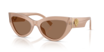 แว่นกันแดด Dolce & Gabbana DG4536-304273 มุมเฉียง สีน้ำตาลโอปอล สำหรับผู้หญิง
