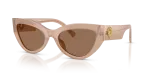 แว่นกันแดด Dolce & Gabbana DG4536-304273 มุมเฉียง สีน้ำตาลโอปอล สำหรับผู้หญิง
