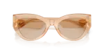 แว่นกันแดด Dolce & Gabbana DG4536-308993 Opal Beige Light Brown แว่นกันแดด Dolce & Gabbana DG4536-308993 close-up ด้านหน้า