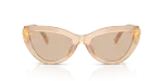 แว่นกันแดด Dolce & Gabbana DG4536-308993 Opal Beige Light Brown แว่นกันแดด Dolce & Gabbana DG4536-308993 ด้านหน้า