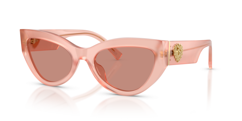 แว่นกันแดด Dolce & Gabbana DG4536-338496 มุมเฉียง สีกุหลาบโอปอล สำหรับผู้หญิง