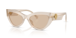 แว่นกันแดด Dolce & Gabbana DG4536-342093 มุมเฉียง สีมุกโอปอล สำหรับผู้หญิง
