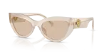 แว่นกันแดด Dolce & Gabbana DG4536-342093 มุมเฉียง สีมุกโอปอล สำหรับผู้หญิง