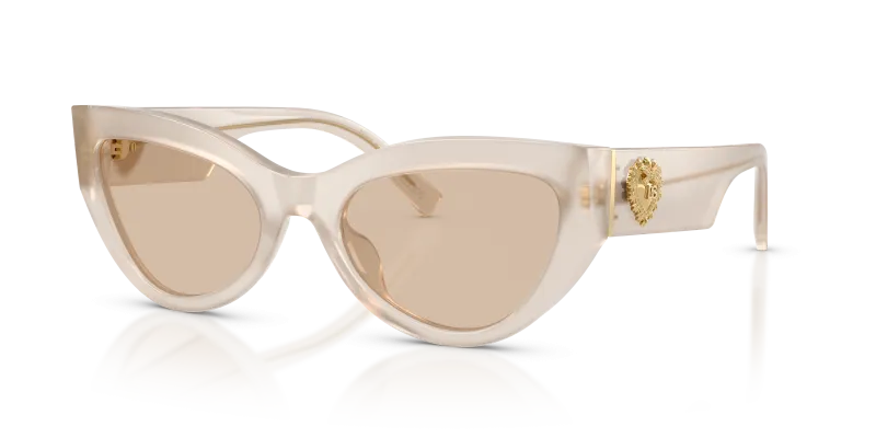 แว่นกันแดด Dolce & Gabbana DG4536-342093 มุมเฉียง สีมุกโอปอล สำหรับผู้หญิง
