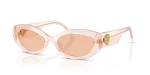 แว่นกันแดด Dolce & Gabbana DG4537-304173 มุมเฉียง สีพาวเดอร์โอปอล สำหรับผู้หญิง