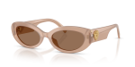 แว่นกันแดด Dolce & Gabbana DG4537-304273 มุมเฉียง สีน้ำตาลโอปอล สำหรับผู้หญิง