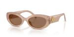 แว่นกันแดด Dolce & Gabbana DG4537-304273 มุมเฉียง สีน้ำตาลโอปอล สำหรับผู้หญิง