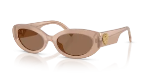 แว่นกันแดด Dolce & Gabbana DG4537-304273 มุมเฉียง สีน้ำตาลโอปอล สำหรับผู้หญิง