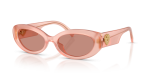 แว่นกันแดด Dolce & Gabbana DG4537-338496 มุมเฉียง สีกุหลาบโอปอล สำหรับผู้หญิง