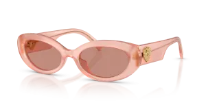 แว่นกันแดด Dolce & Gabbana DG4537-338496 มุมเฉียง สีกุหลาบโอปอล สำหรับผู้หญิง