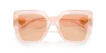 แว่นกันแดด Dolce & Gabbana DG4538-304173 Opal Powder Light Brown แว่นกันแดด Dolce & Gabbana DG4538-304173 close-up ด้านหน้า