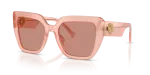 แว่นกันแดด Dolce & Gabbana DG4538-338496 มุมเฉียง สีกุหลาบโอปอล สำหรับผู้หญิง