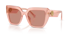 แว่นกันแดด Dolce & Gabbana DG4538-338496 มุมเฉียง สีกุหลาบโอปอล สำหรับผู้หญิง