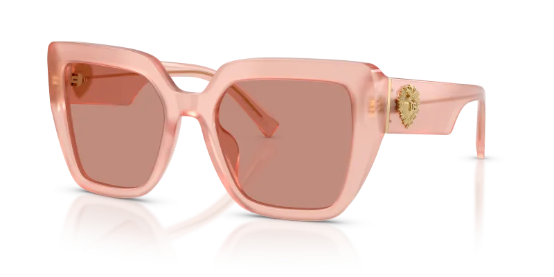 แว่นกันแดด Dolce & Gabbana DG4538-338496 มุมเฉียง สีกุหลาบโอปอล สำหรับผู้หญิง