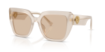 แว่นกันแดด Dolce & Gabbana DG4538-342093 มุมเฉียง สีมุกโอปอล สำหรับผู้หญิง