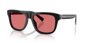 แว่นกันแดด Dolce & Gabbana DG4545-501/75 มุมเฉียง สีดำ สำหรับผู้ชาย