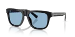 แว่นกันแดด Dolce & Gabbana DG4545-501/80 มุมเฉียง สีดำ สำหรับผู้ชาย