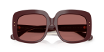 แว่นกันแดด Dolce & Gabbana DG4557-309169 Bordeaux Dark Violet แว่นกันแดด Dolce & Gabbana DG4557-309169 close-up ด้านหน้า