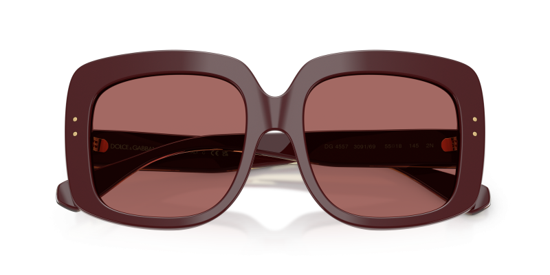 แว่นกันแดด Dolce & Gabbana DG4557-309169 close-up ด้านหน้า