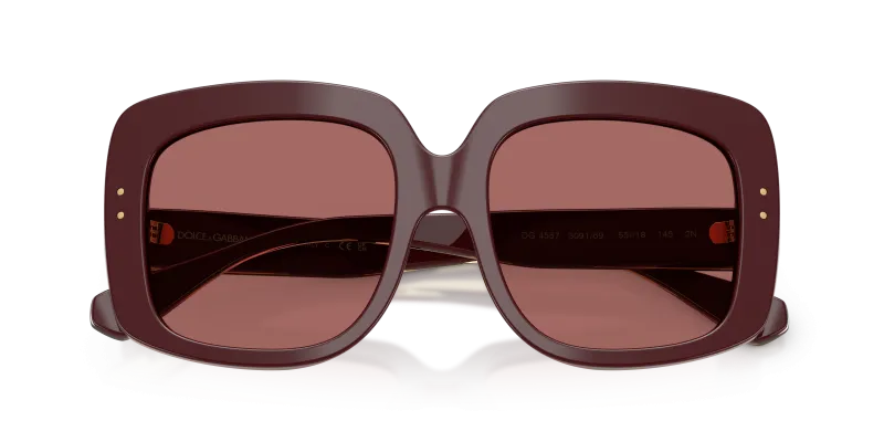 แว่นกันแดด Dolce & Gabbana DG4557-309169 close-up ด้านหน้า