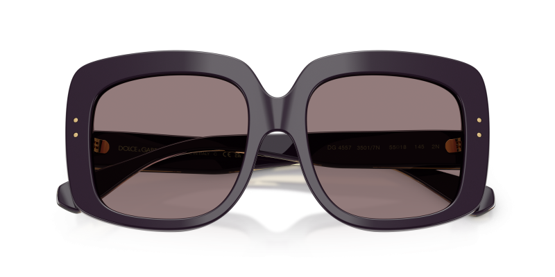 แว่นกันแดด Dolce & Gabbana DG4557-35017N close-up ด้านหน้า