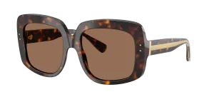 แว่นกันแดด Dolce & Gabbana DG4557-502/73 มุมเฉียง สีฮาวานา สำหรับผู้หญิง