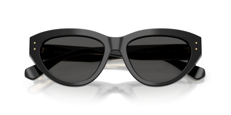 แว่นกันแดด Dolce & Gabbana DG4558-501/87 close-up ด้านหน้า