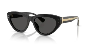 แว่นกันแดด Dolce & Gabbana DG4558-501/87 มุมเฉียง สีดำ สำหรับผู้หญิง