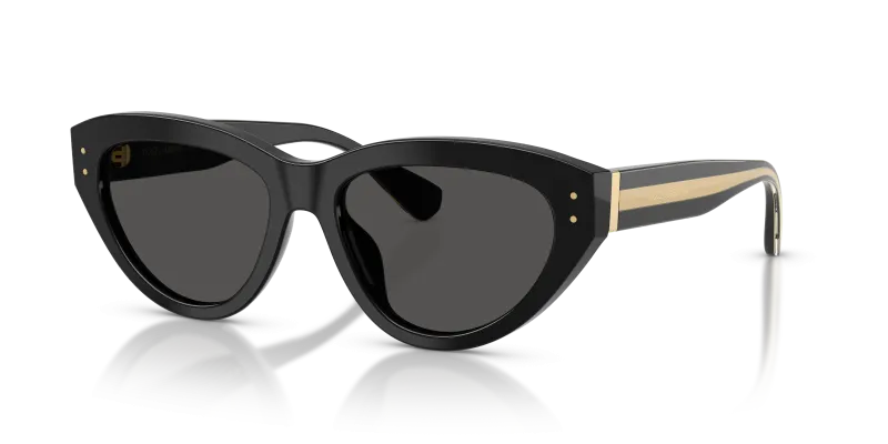แว่นกันแดด Dolce & Gabbana DG4558-501/87 มุมเฉียง สีดำ สำหรับผู้หญิง
