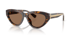 แว่นกันแดด Dolce & Gabbana DG4558-502/73 มุมเฉียง สีฮาวานา สำหรับผู้หญิง