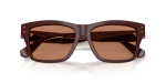 แว่นกันแดด Dolce & Gabbana DG4559-3503/3 Chocolate Brown แว่นกันแดด Dolce & Gabbana DG4559-3503/3 close-up ด้านหน้า