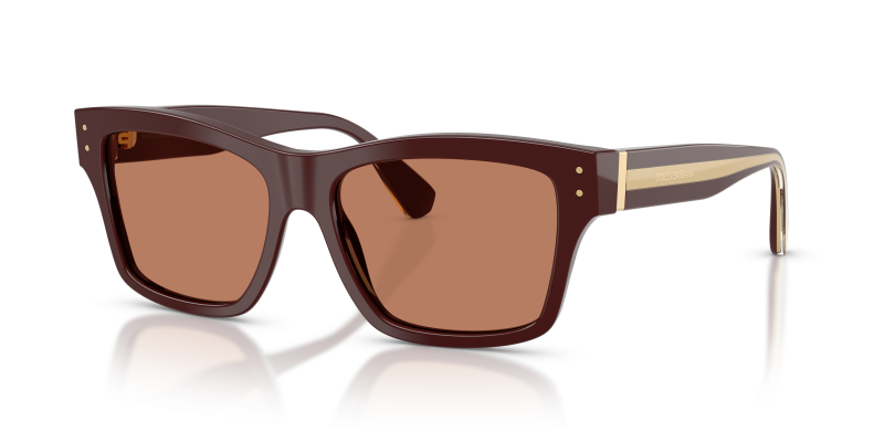 แว่นกันแดด Dolce & Gabbana DG4559-3503/3 Chocolate Brown แว่นกันแดด Dolce & Gabbana DG4559-3503/3 มุมเฉียง สีช็อกโกแลต สำหรับผู้หญิง