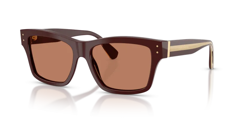 แว่นกันแดด Dolce & Gabbana DG4559-3503/3 Chocolate Brown แว่นกันแดด Dolce & Gabbana DG4559-3503/3 มุมเฉียง สีช็อกโกแลต สำหรับผู้หญิง