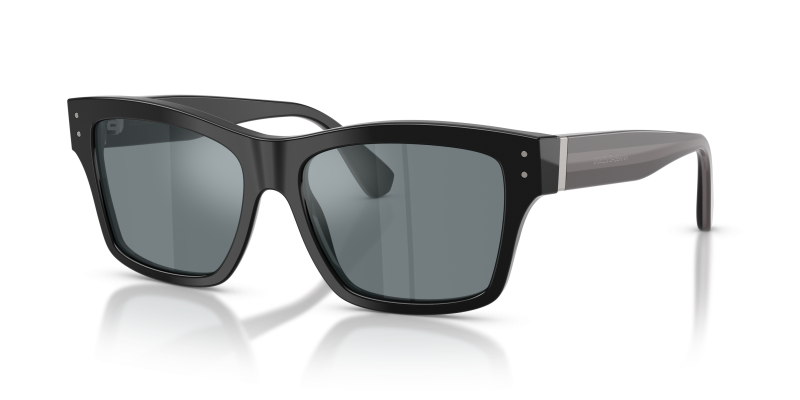 แว่นกันแดด Dolce & Gabbana DG4559-501/6G Black Grey Mirror Black แว่นกันแดด Dolce & Gabbana DG4559-501/6G มุมเฉียง สีดำ สำหรับผู้หญิง