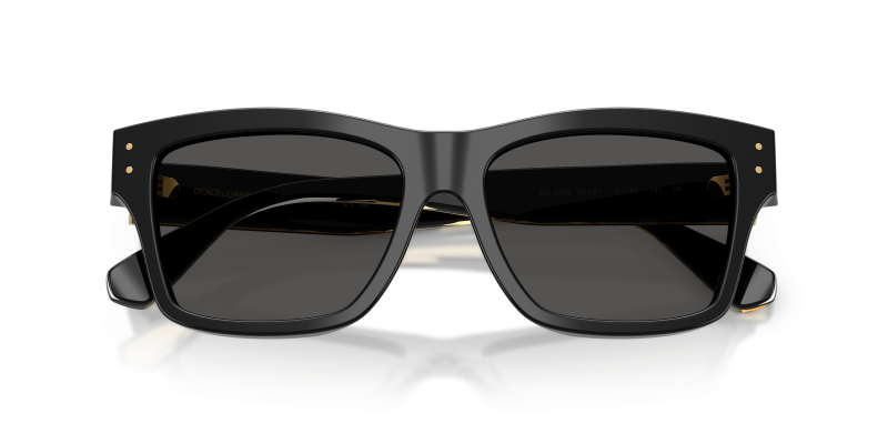 แว่นกันแดด Dolce & Gabbana DG4559-501/87 close-up ด้านหน้า